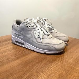 Nike Airmax 90 Winter Premium Grey Leather Shoes